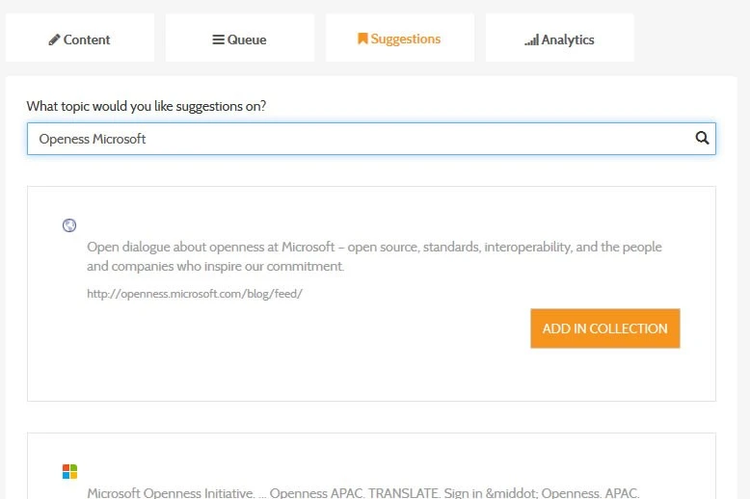 add-to-collection functionality screenshot