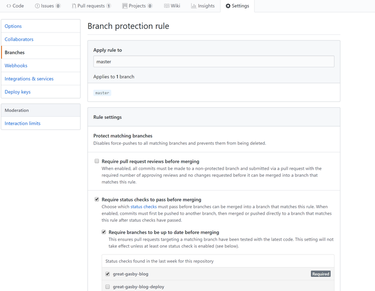 Continuous Deployment Setup - screenshot 6