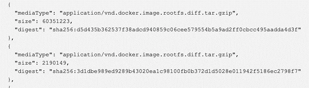 code for docker layer