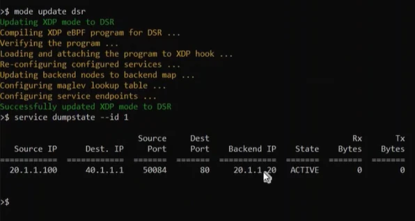 Screenshot of DSR mode