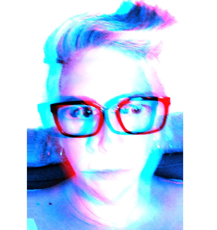 a blurry image of a person