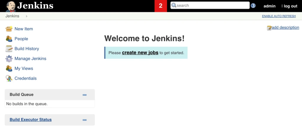 Jenkins screenshot