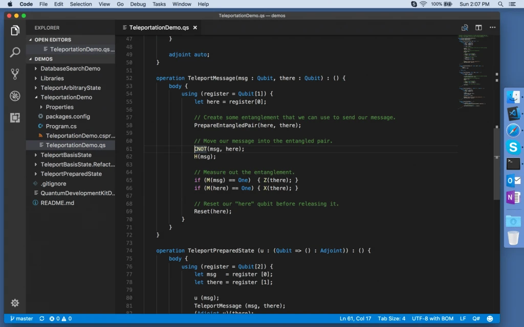 code editor screenshot