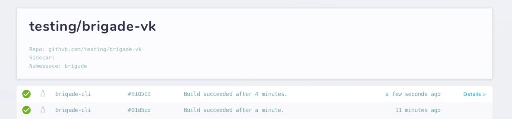 web dashboard