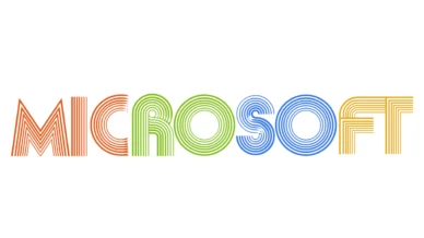 The 1975 Microsoft logo