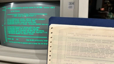 Image of an 86-DOS Changelist.