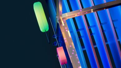 Abstract representation of infrastructure.